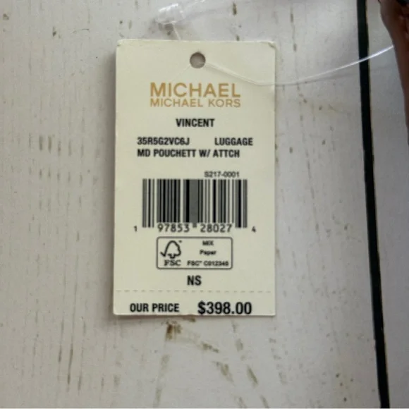 Michael Kors | Vincent Logo Shoulder Bag with Pochette, Medium - Picture 14 of 14